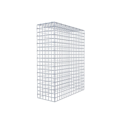 Gavión complementario de tipo 3 100 cm x 80 cm x 30 cm (largo x alto x fondo), malla 5 cm x 5 cm, anillo en C