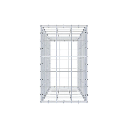 Gabione 100 cm x 30 cm x 50 cm (L x H x T), Maschenweite 10 cm x 10 cm, C-Ring