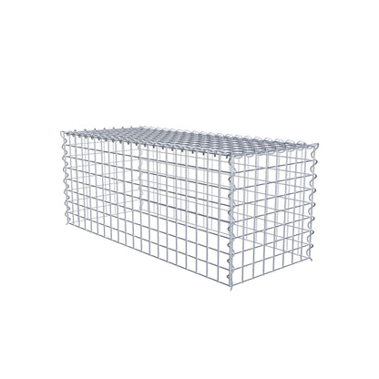 Grown-on gabion type 3 100 cm x 40 cm x 40 cm (L x H x D), mesh size 5 cm x 5 cm, spiral
