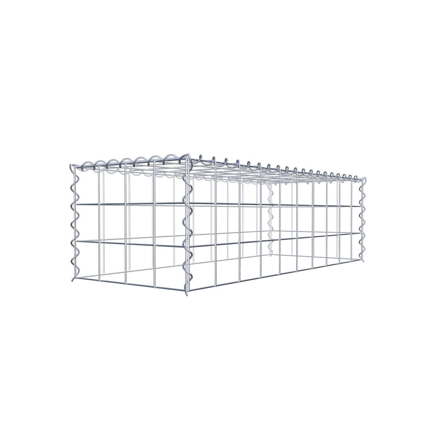Gabião tipo 3 100 cm x 30 cm x 40 cm (C x A x P), malhagem 10 cm x 10 cm, espiral