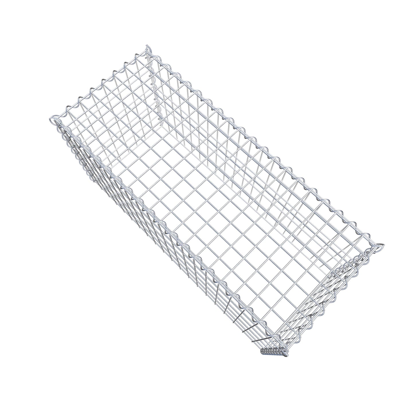 Gavión complementario tipo 3 100 cm x 50 cm x 40 cm (L x A x P), malla 5 cm x 10 cm, espiral