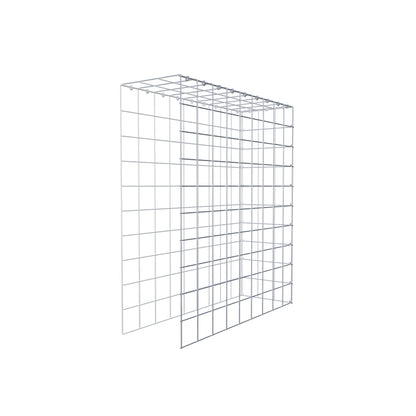 Gabbione aggiuntivo tipo 4 100 cm x 90 cm x 30 cm (L x H x P), maglia 10 cm x 10 cm, anello a C