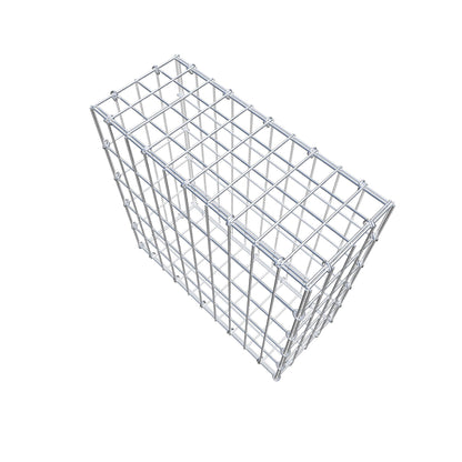 Gabbione 50 cm x 50 cm x 20 cm (L x H x P), maglia 5 cm x 10 cm, anello a C