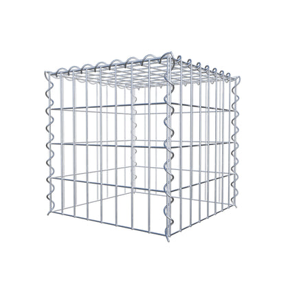 Grown-on gabion type 3 40 cm x 40 cm x 40 cm (L x H x D), mesh size 5 cm x 10 cm, spiral