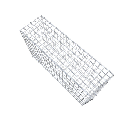 Gabião 100 cm x 60 cm x 30 cm (C x A x P), malhagem 5 cm x 10 cm, anel C