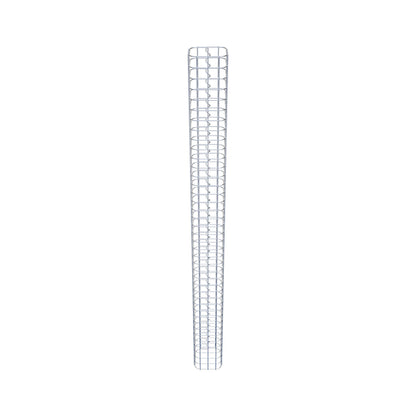 Gabionsøjle firkantet 17 cm x 17 cm, 200 cm højde, MW 5 cm x 5 cm