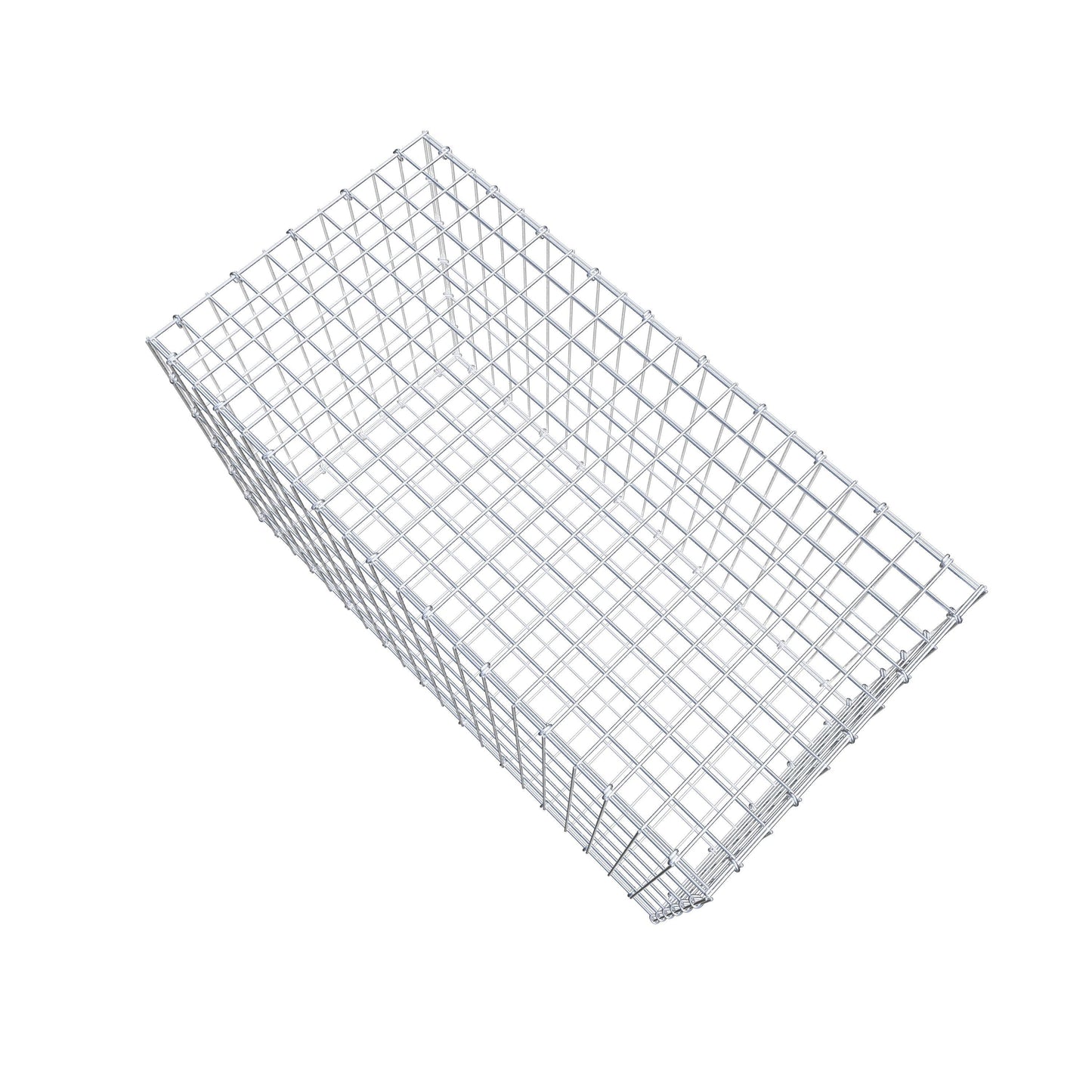 Gabião 100 cm x 60 cm x 50 cm (C x A x P), malhagem 5 cm x 10 cm, anel C