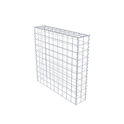 Gabbione aggiuntivo tipo 3 100 cm x 100 cm x 20 cm (L x H x P), dimensione maglia 10 cm x 10 cm, a spirale