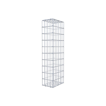 Gabião 100 cm x 30 cm x 20 cm (C x A x P), malhagem 5 cm x 10 cm, anel C