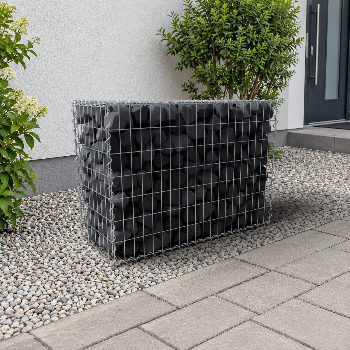 Gabion 100 cm x 70 cm x 40 cm (L x H x D), maskestørrelse 5 cm x 10 cm, spiral