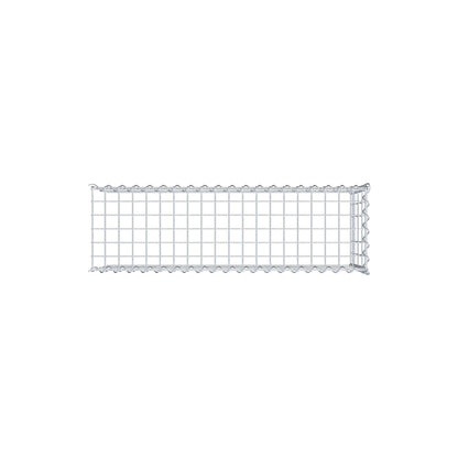 Gabião Tipo 4 100 cm x 40 cm x 30 cm (C x A x P), malhagem 5 cm x 10 cm, espiral