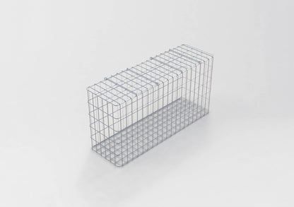 Gavión galvanizado en caliente 102 cm x 52 cm x 32 cm, malla 5 cm x 10 cm, totalmente soldado