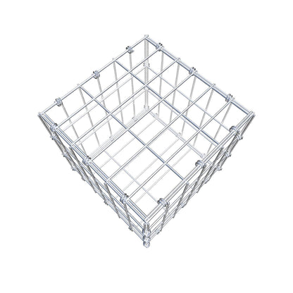 Gabion 30 cm x 30 cm x 30 cm (L x H x D), mesh size 5 x 10 cm, spiral ring
