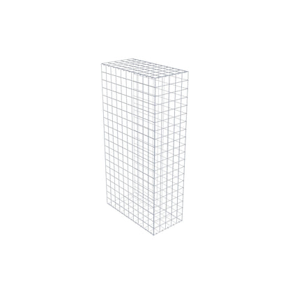 Pila adicional tipo 2 200 cm x 100 cm x 50 cm (L x A x P), malla 10 cm x 10 cm, anillo en C