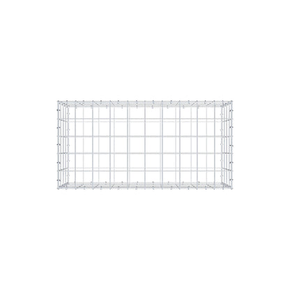 Gabion 100 cm x 40 cm x 50 cm (L x H x D), maskstorlek 10 cm x 10 cm, C-ring