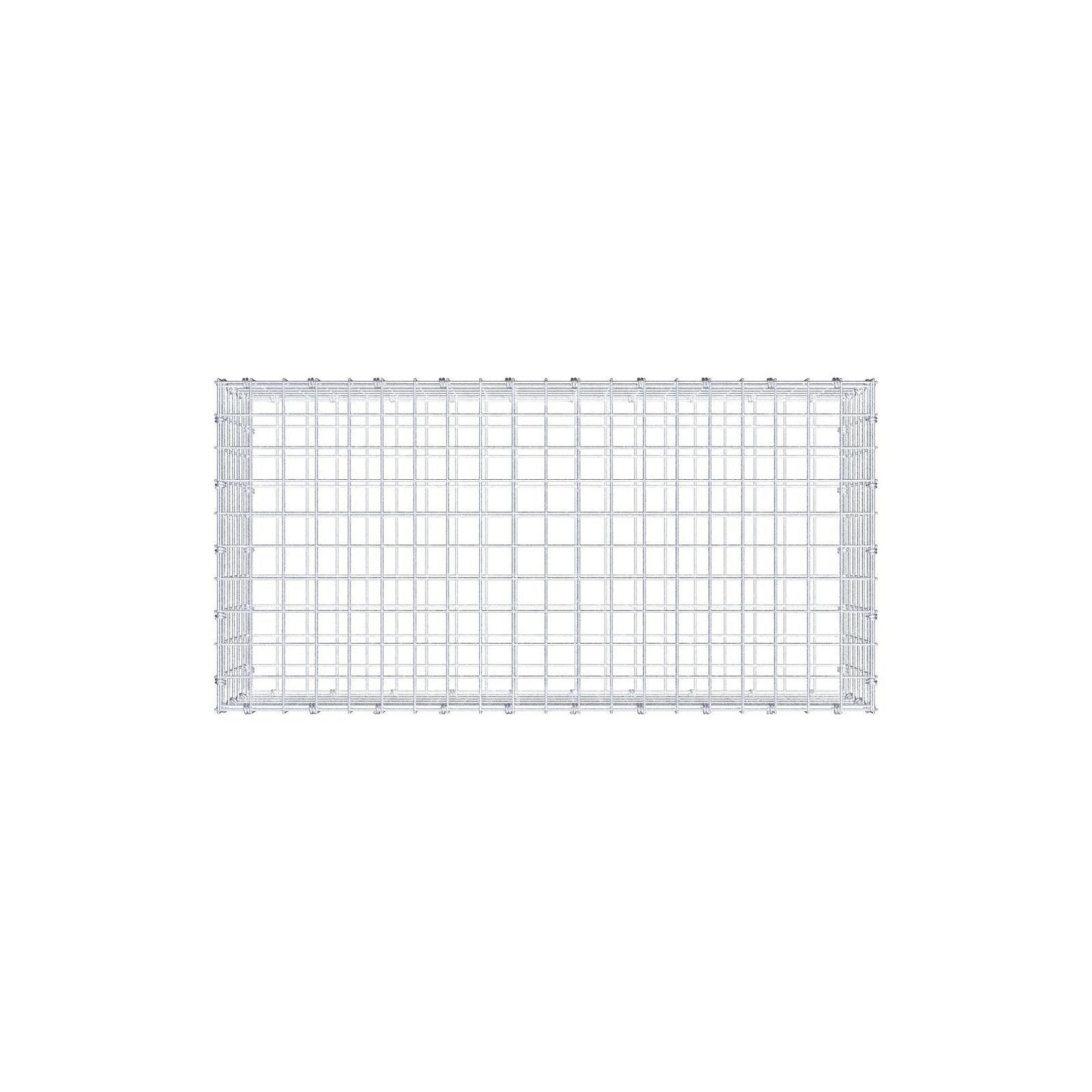 Gabione 100 cm x 30 cm x 50 cm (L x H x T), Maschenweite 5 x 5 cm, Spiralring