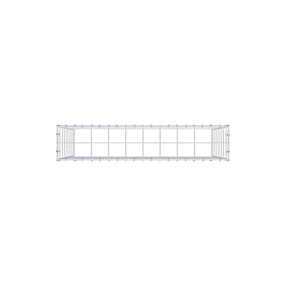 Anbaugabione Typ 3 100 cm x 70 cm x 20 cm (L x H x T), Maschenweite 10 cm x 10 cm, C-Ring