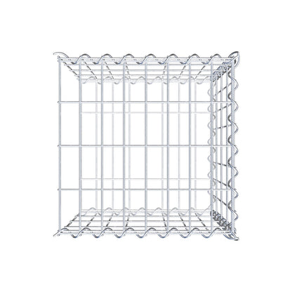 Grown-on gabion type 2 40 cm x 40 cm x 40 cm (L x H x D), mesh size 5 cm x 10 cm, spiral