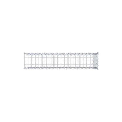 Anbaugabione Typ 2 100 cm x 40 cm x 20 cm (L x H x T), Maschenweite 5 cm x 5 cm, Spirale