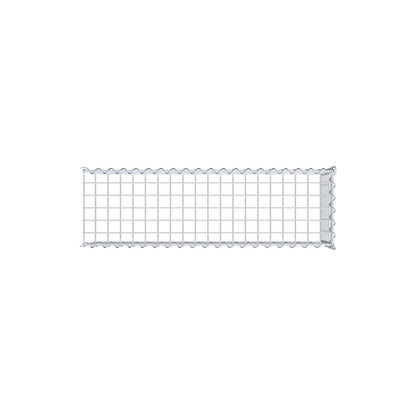 Gabbione aggiuntivo tipo 4 100 cm x 30 cm x 30 cm (L x H x P), dimensione maglia 5 cm x 5 cm, a spirale