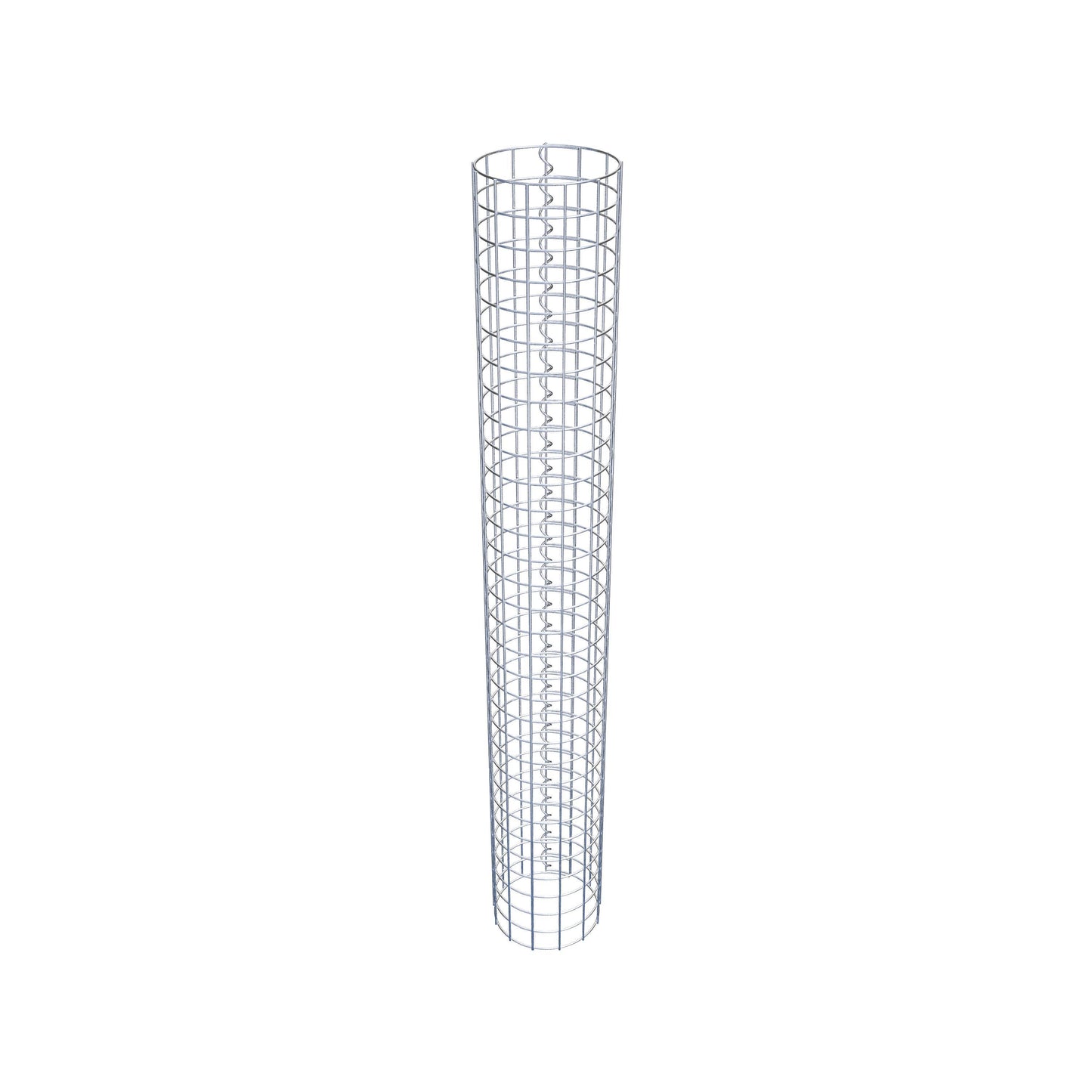 Gabionpelare rund 22 cm diameter, 160 cm höjd, maskstorlek 5 cm x 5 cm