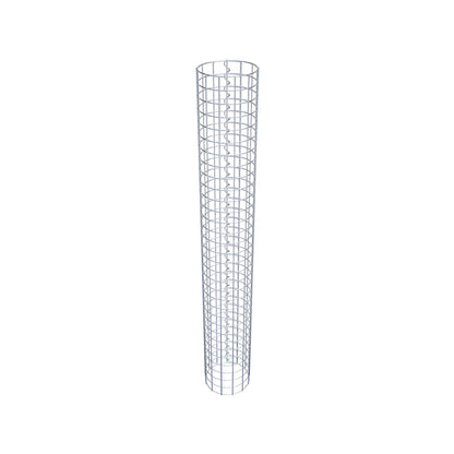 Gabionpelare rund 22 cm diameter, 160 cm höjd, maskstorlek 5 cm x 5 cm