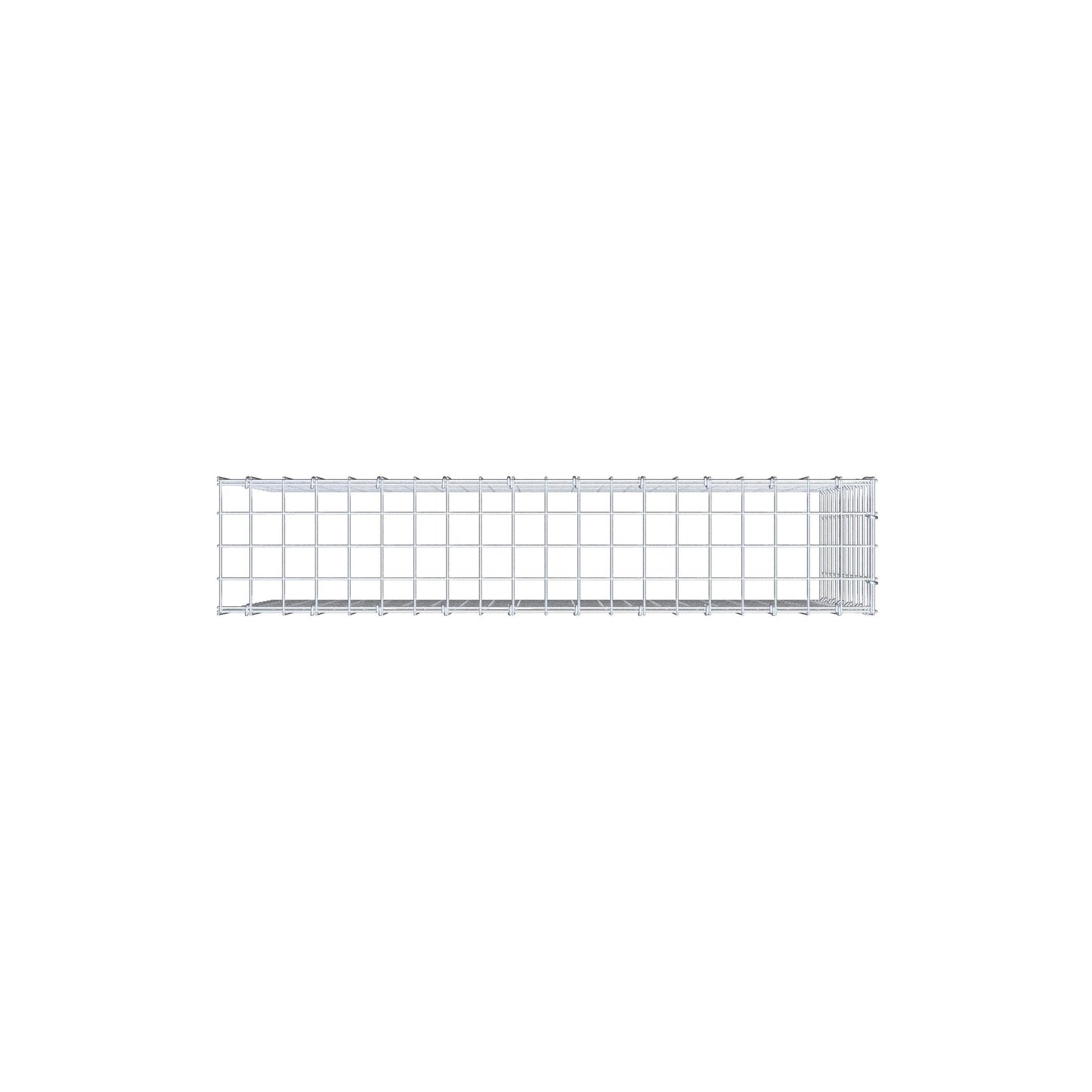 Anbaugabione Typ 4 100 cm x 60 cm x 20 cm (L x H x T), Maschenweite 5 cm x 5 cm, C-Ring
