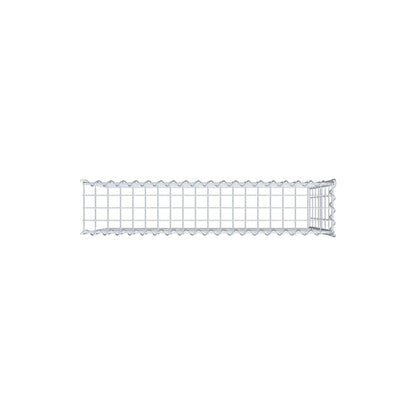 Grown-on gabion type 4 100 cm x 70 cm x 20 cm (L x H x D), mesh size 5 cm x 10 cm, spiral