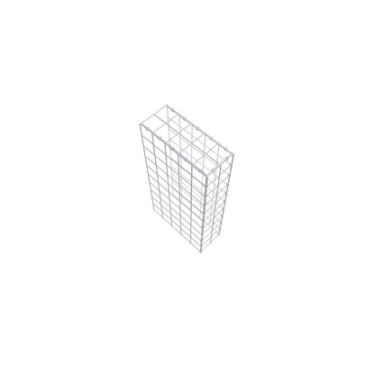 Anbaugabione Typ 4 100 cm x 50 cm x 20 cm (L x H x T), Maschenweite 10 cm x 10 cm, C-Ring