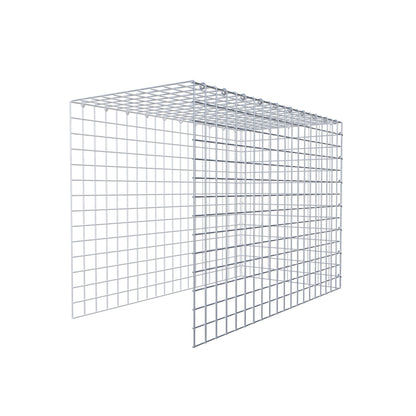 Opzetpaal type 4 100 cm x 70 cm x 50 cm (L x H x D), maaswijdte 5 cm x 5 cm, C-ring
