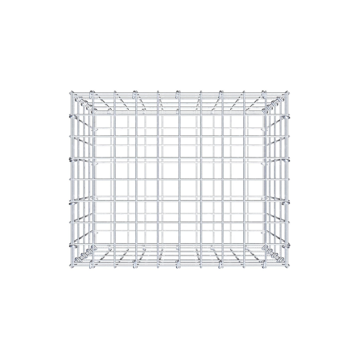 Gabion 50 cm x 40 cm x 40 cm (L x H x D), maskestørrelse 5 cm x 10 cm, C-ring