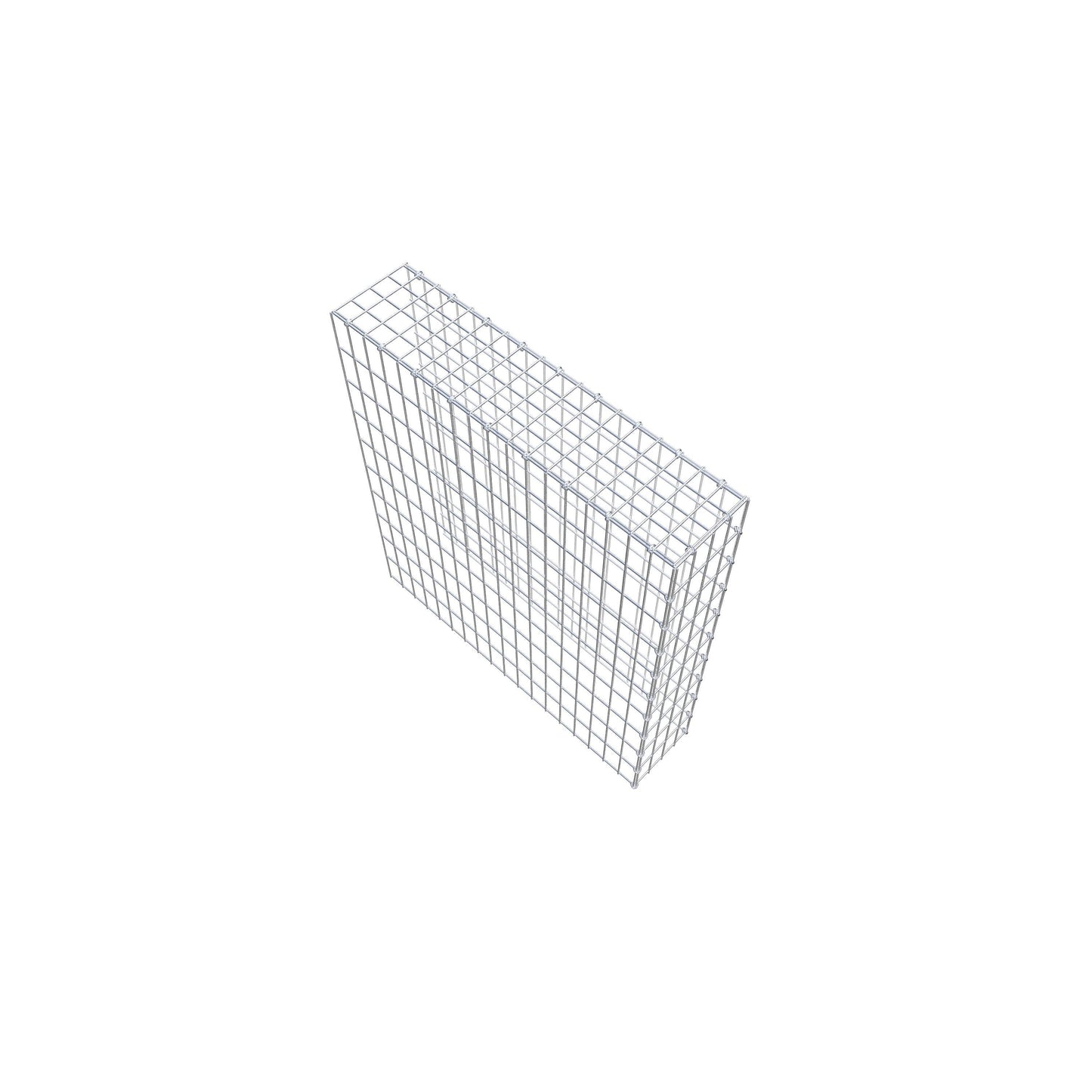 Gabião Tipo 4 100 cm x 90 cm x 20 cm (C x A x P), malhagem 5 cm x 10 cm, anel C