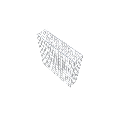 Gabião Tipo 4 100 cm x 90 cm x 20 cm (C x A x P), malhagem 5 cm x 10 cm, anel C