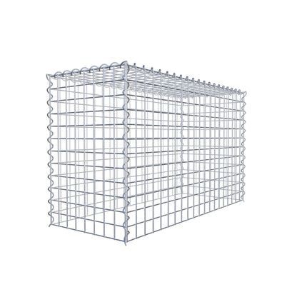 Gabbione aggiuntivo tipo 3 100 cm x 60 cm x 40 cm (L x H x P), maglia 5 cm x 5 cm, a spirale