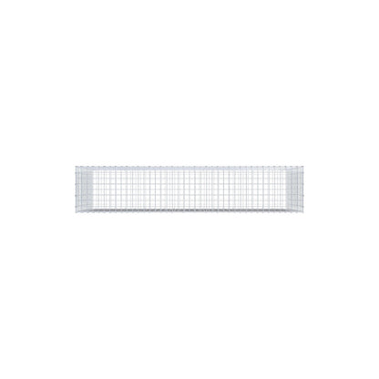 Gavión 200 cm x 100 cm x 40 cm (L x A x P), malla 5 cm x 5 cm, anillo en C