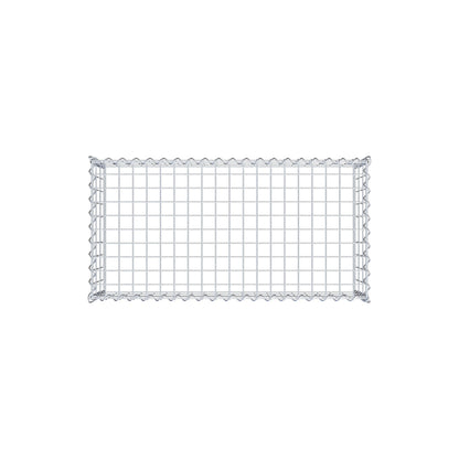 Grown-on gabion type 3 100 cm x 30 cm x 50 cm (L x H x D), mesh size 5 cm x 10 cm, spiral