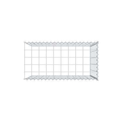 Grown-on gabion type 4 100 cm x 80 cm x 50 cm (L x H x D), mesh size 10 cm x 10 cm, spiral