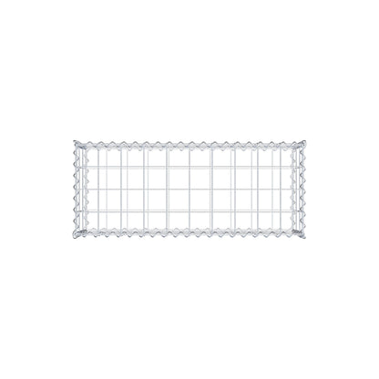 Gabione 100 cm x 30 cm x 40 cm (L x H x T), Maschenweite 10 cm x 10 cm, Spirale