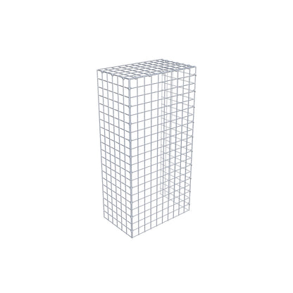 Gabião Tipo 4 100 cm x 30 cm x 50 cm (C x A x P), malhagem 5 cm x 5 cm, anel C