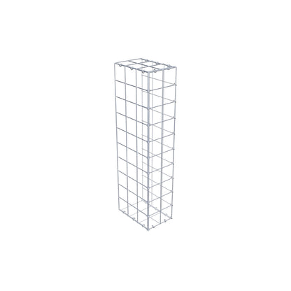 Gavión complementario de tipo 2 100 cm x 30 cm x 20 cm (L x A x P), malla 10 cm x 10 cm, anillo en C