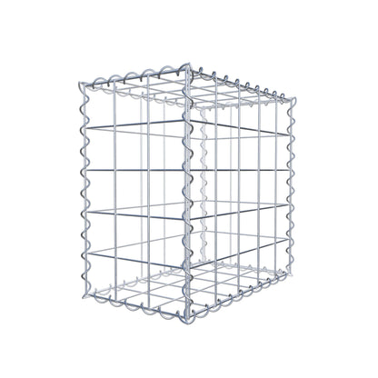 Gabion 50 cm x 50 cm x 30 cm (L x H x P), mailles 10 cm x 10 cm, spirale