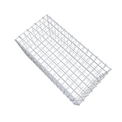 Gabion 80 cm x 40 cm x 40 cm (L x H x D), mesh size 5 cm x 10 cm, C-ring