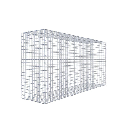 Gavión 200 cm x 100 cm x 50 cm (L x A x P), malla 5 cm x 5 cm, anillo en C