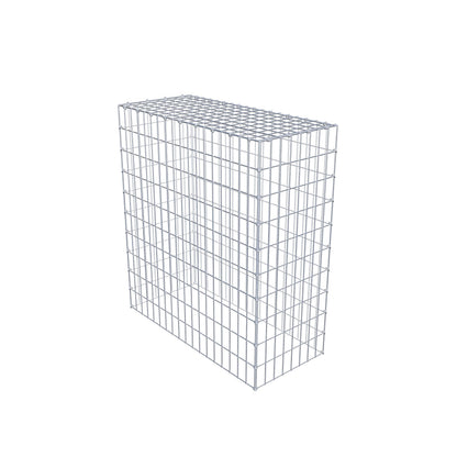 Mounted gabion type 3 100 cm x 90 cm x 40 cm (L x H x D), mesh size 5 cm x 10 cm, C-ring