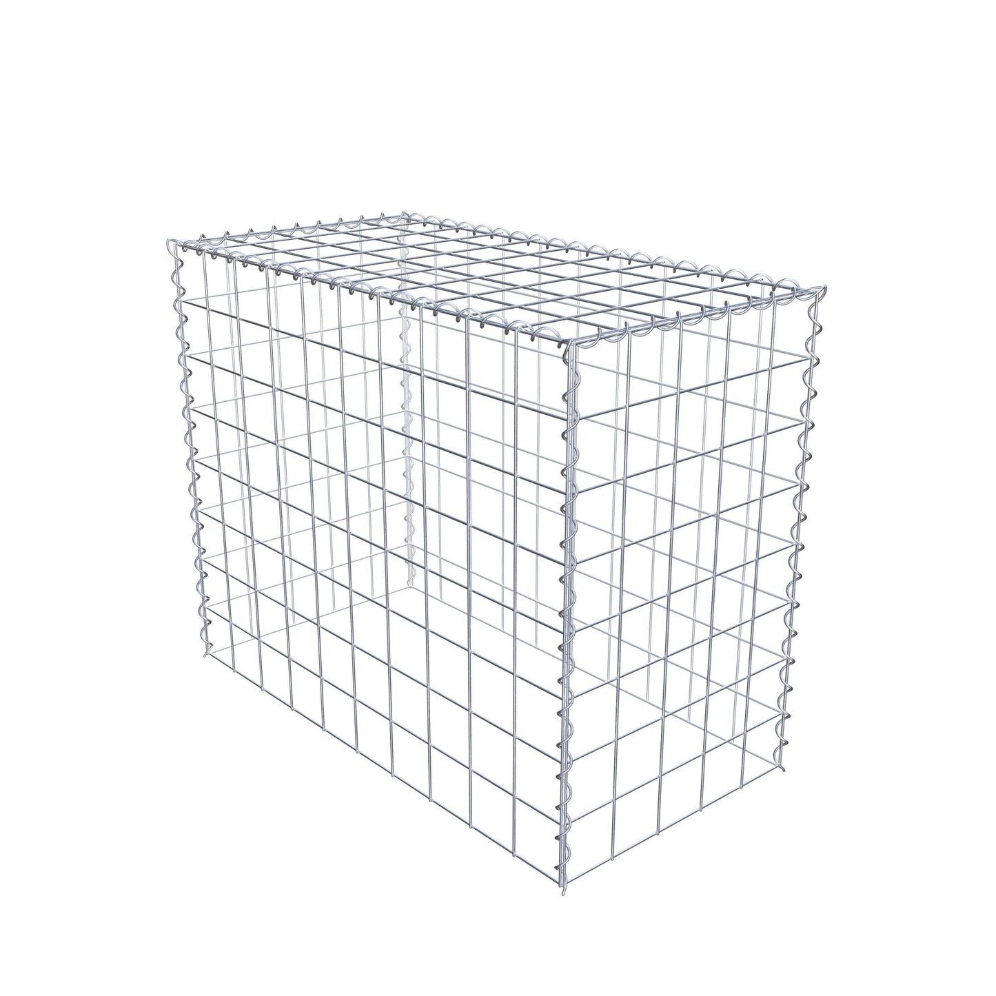Extra gabion typ 3 100 cm x 80 cm x 50 cm (L x H x D), maskstorlek 10 cm x 10 cm, spiral