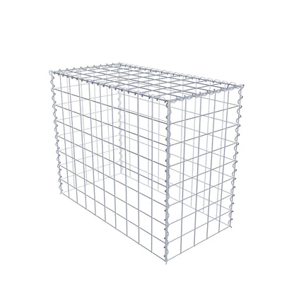 Extra gabion typ 3 100 cm x 80 cm x 50 cm (L x H x D), maskstorlek 10 cm x 10 cm, spiral