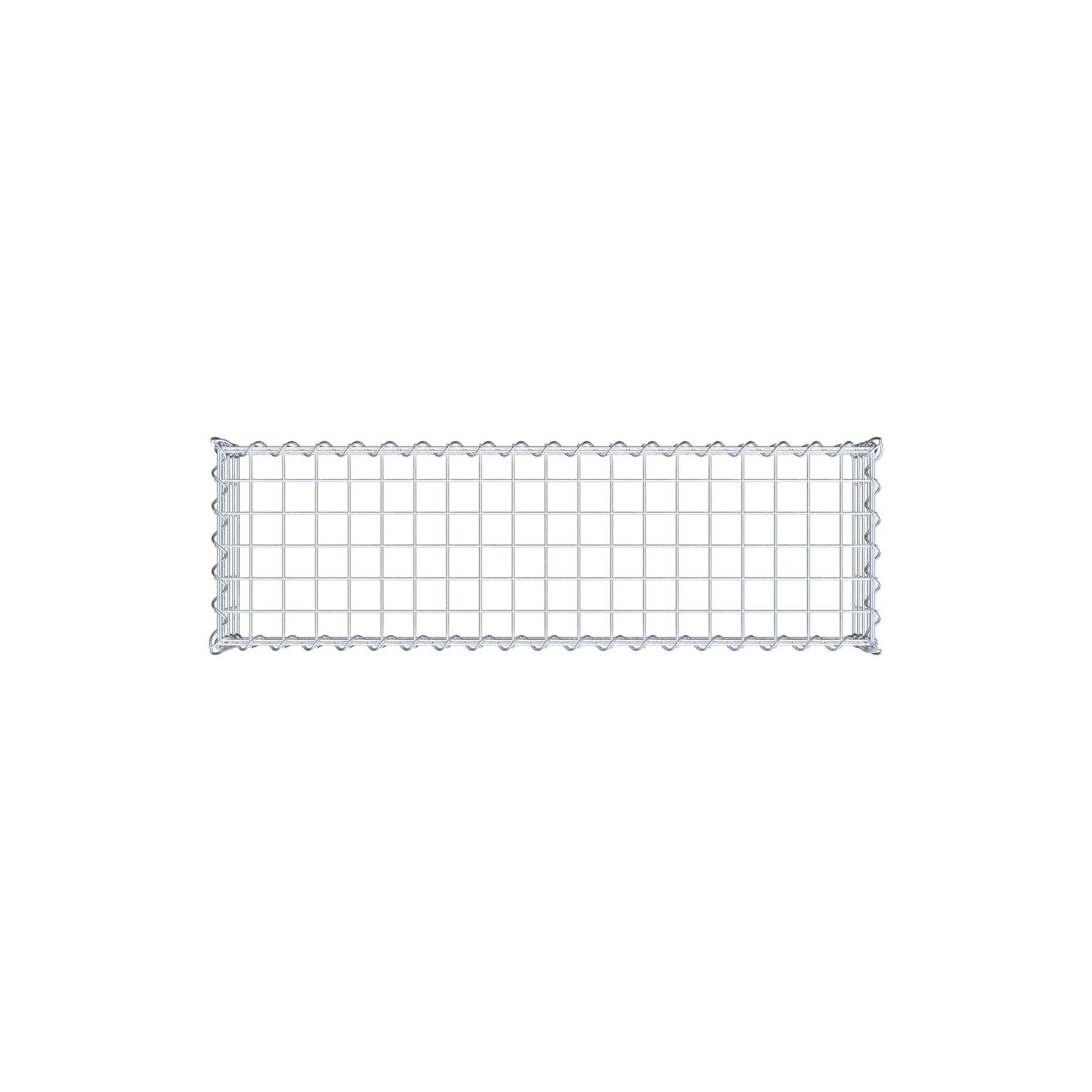 Gabbione aggiuntivo tipo 3 100 cm x 20 cm x 30 cm (L x H x P), dimensione maglia 5 cm x 5 cm, a spirale