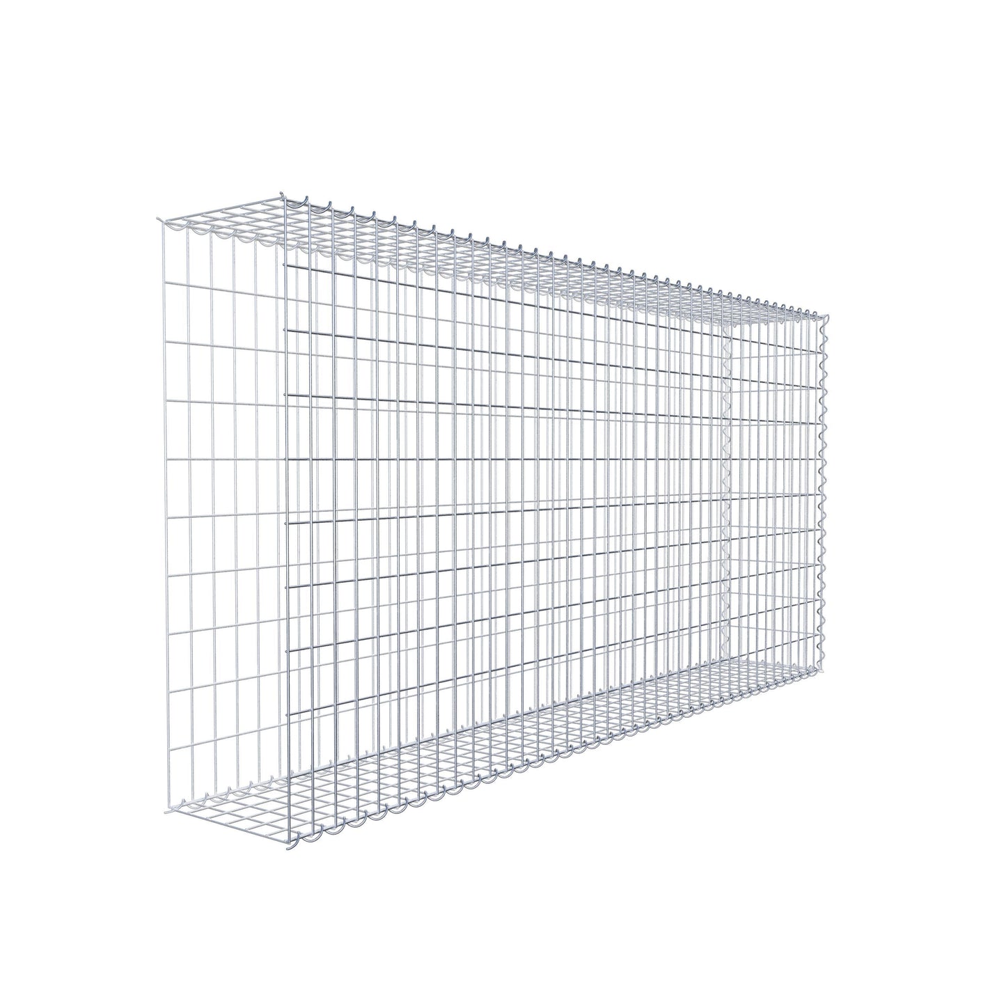 Opvokset gabion type 2 200 cm x 100 cm x 30 cm (L x H x D), maskestørrelse 5 cm x 10 cm, spiral
