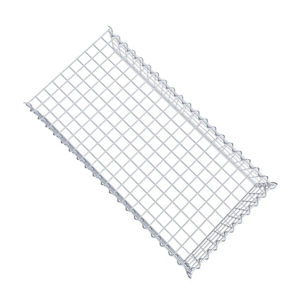 Grown-on gabion type 4 100 cm x 20 cm x 50 cm (L x H x D), mesh size 5 cm x 5 cm, spiral