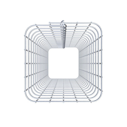 Colonne de gabion carrée 27 cm x 27 cm, hauteur 80 cm, MW 5 cm x 5 cm